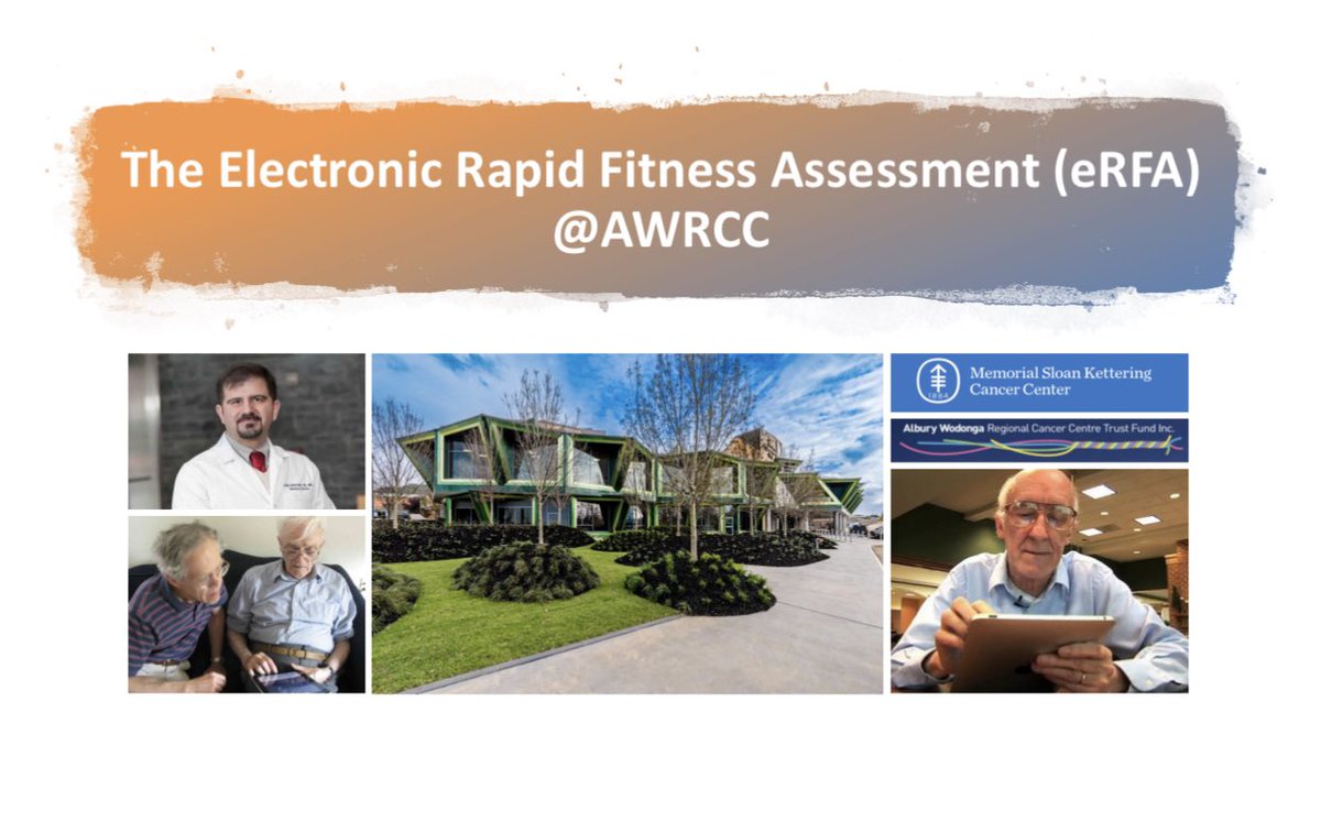 drcbsteer's tweet photo. @CraigUnderhill @awrccentre @MSKCancerCenter @awcancertrust Thanks @CraigUnderhill
Indeed,older adults with cancer at @awrccentre receive assessment developed by Dr Shahrokni @MSK_GeriOnc and team at @MSKCancerCenter
“Adequate assessment yields approproiate care” #gerionc @CancerCareMASCC https://t.co/zVxoYRLVL2