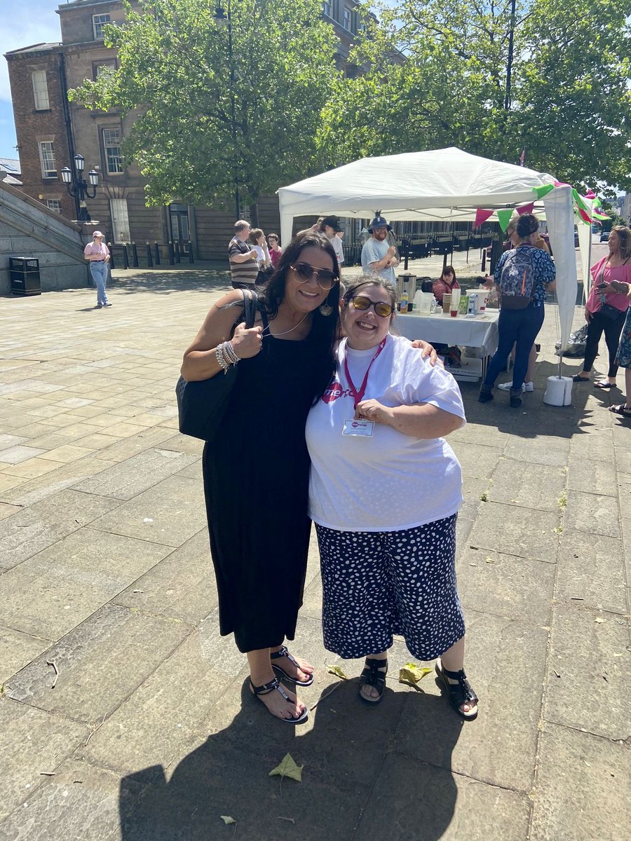 Supporting Mencap yesterday for Disability Awareness Week x