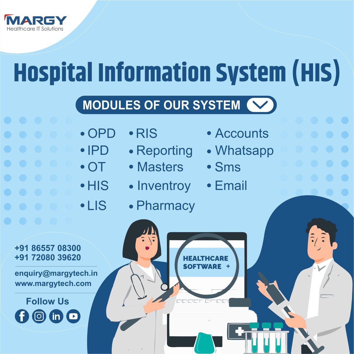 TechMargy's tweet photo. #healthcareservices #cloudbasedsoftware #COVID19 #LIS #RIS #HIS #margytech #instrumentinterfacing #modalityinterfacing #whatsappreporting https://t.co/z0JWNuCuWl