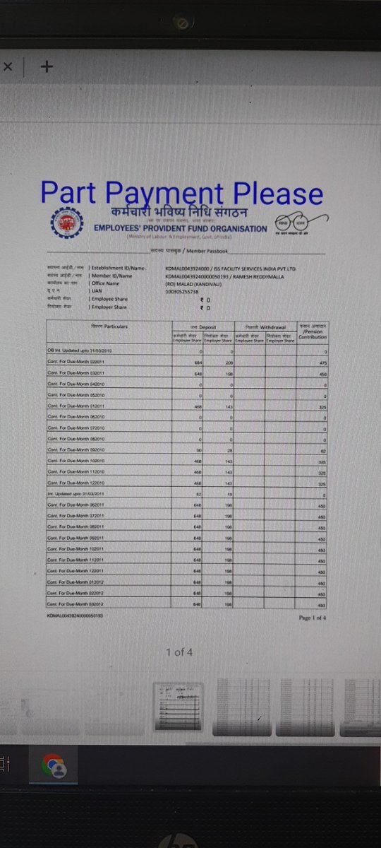 ReddymallaRame5's tweet photo. @socialepfo @epfodelhiwest @epfokandivaliw1 @PMOIndia @narendramodi @EPFOIndia

Dear Respected Sir/Madam,

My Name is Ramesh Reddymalla and my UAN number is 100305255738, I worked with 2 different companies from 2010 to 2019. I have not received my pension amount till date. https://t.co/sVV45Rd3Cg