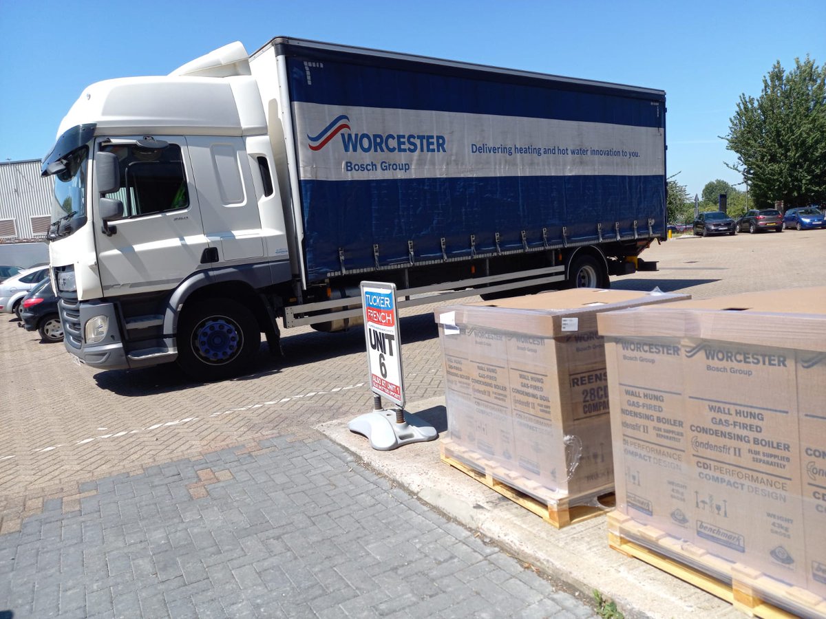 Tucker_French01's tweet photo. Thanks
@WorcesterBosch
๐
Always nice to have these guys back again for another delivery! ๐๐๐
#WorcesterBosch #Delivery #StockAvailable https://t.co/9IgBMP43ke