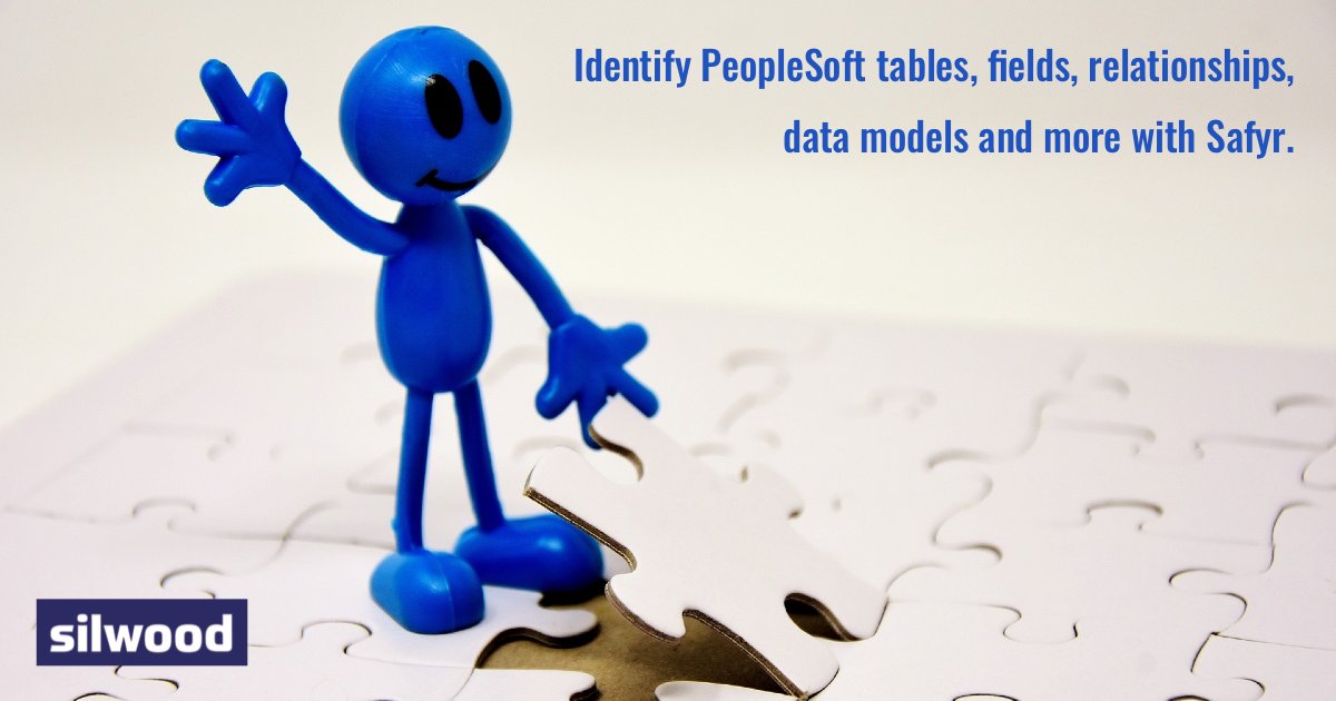 Silwood_Safyr's tweet photo. Identify PeopleSoft tables, fields, relationships, data models and more with Safyr® https://t.co/vuNfVvY2LR #PeopleSoftBlog https://t.co/FmG8n2KdpO