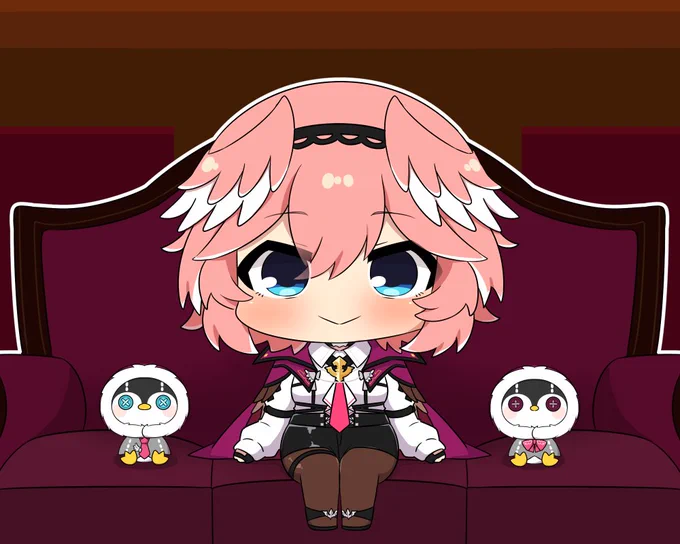 動きがすごくかわいかった #Luillust 