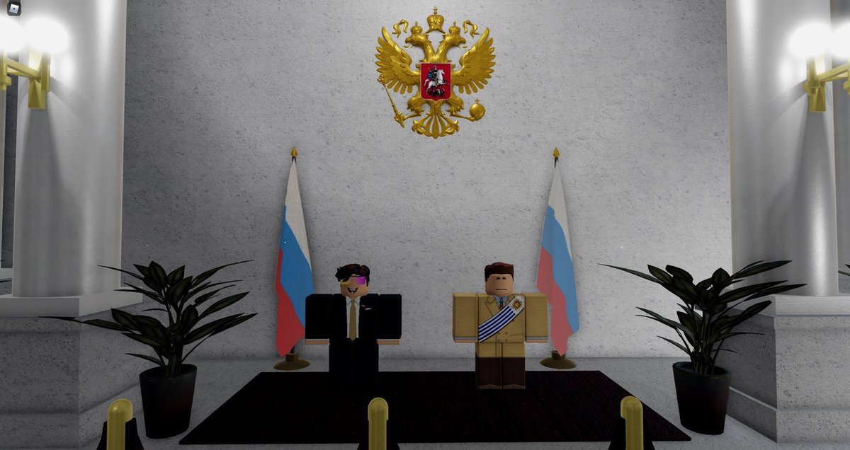 RoKremlin's tweet photo. The Prime Minister of the Russian Federation met with the President of the Oriental Republic of Uruguay in Moscow. The two finalized a military, diplomatic, and trade agreement between the two countries. https://t.co/3pbwO1wzyS