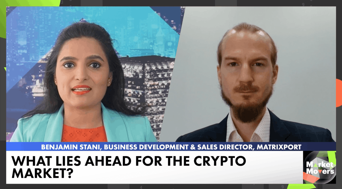 BITofficial_EN's tweet photo. WATCH: Coin prices continue to fall as #cryptowinter triggers a huge snowball effect. Benjamin S. shares #Bitcoin's hashrate and more on @Forkast_News  
https://t.co/JtSToRxyT6
#cryptonews #matrixport #getmorefromyourcrypto #marketmovers #staking #bearmarket #bitcoin #recession https://t.co/6PoZ0TaBKF