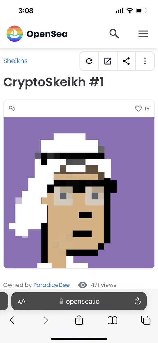 A whole year since the first Sheikhs NFT was released with a floor price of 0.0004 ETH. This was a few months after Jack Dorsey sold his first as an NFT as well as Beeple sold his artwork for 69 mil$. Same time around the first VeeFriends was launched. This was before RTFKT…