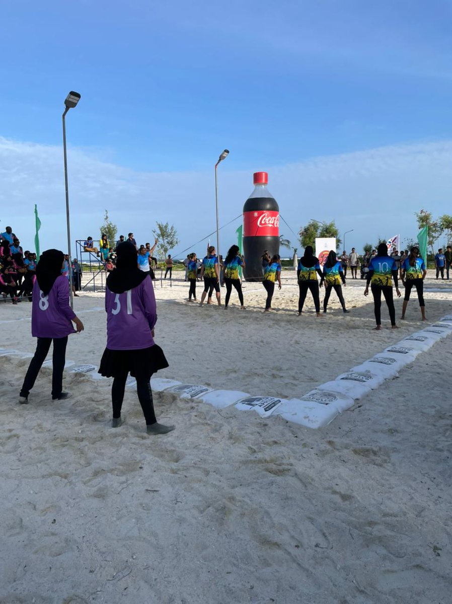 sportscomv's tweet photo. Opening of  Maldivian Traditional Dodgeball Tournament - Faigathalhaa Foari held today at Hulhumale', Phase Two. 

Good luck Teams, join the fun 😊🥳  #FaigathalhaaFoari2022 https://t.co/6dYhtkF5q1