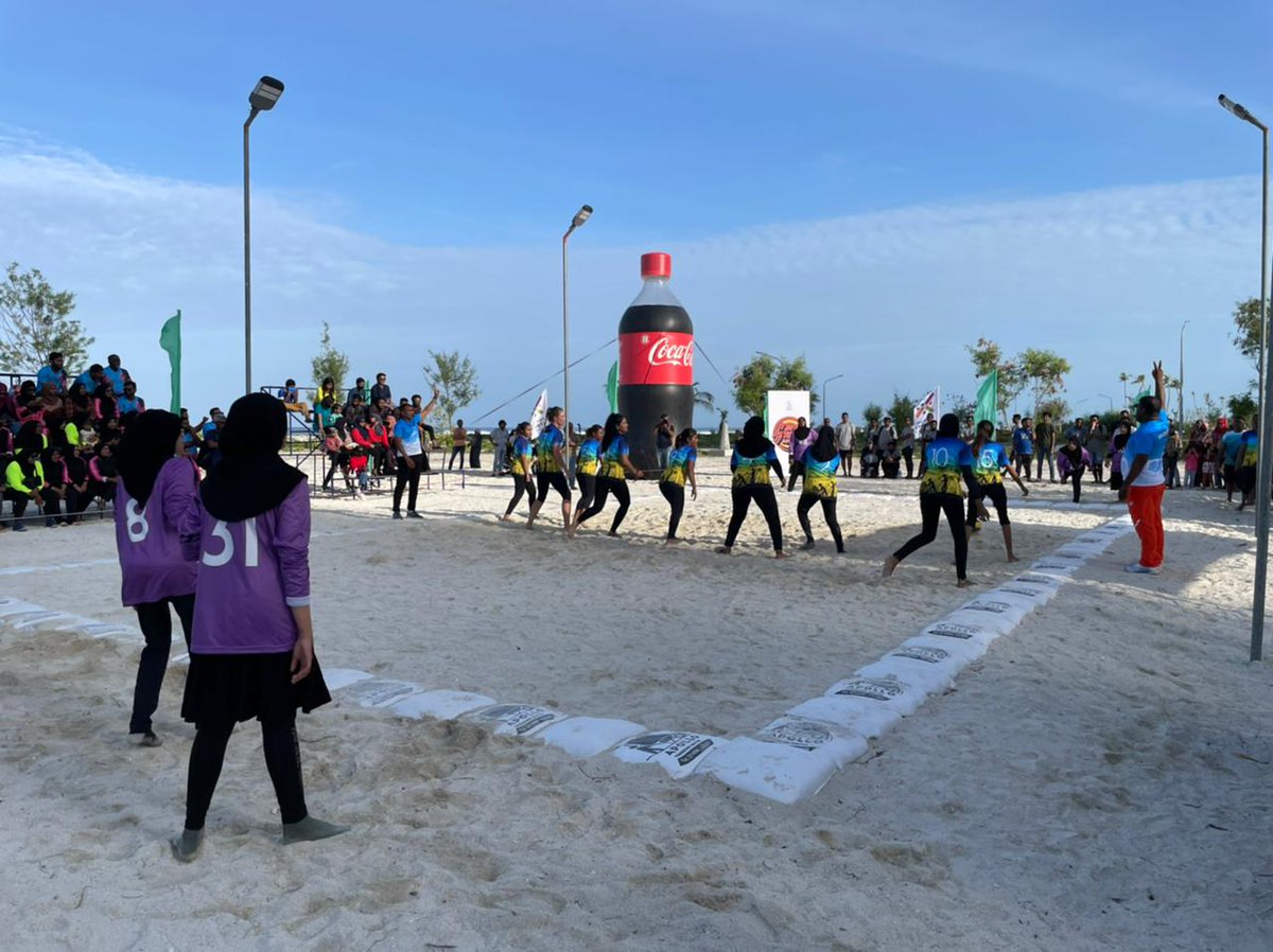 sportscomv's tweet photo. Opening of  Maldivian Traditional Dodgeball Tournament - Faigathalhaa Foari held today at Hulhumale', Phase Two. 

Good luck Teams, join the fun 😊🥳  #FaigathalhaaFoari2022 https://t.co/6dYhtkF5q1