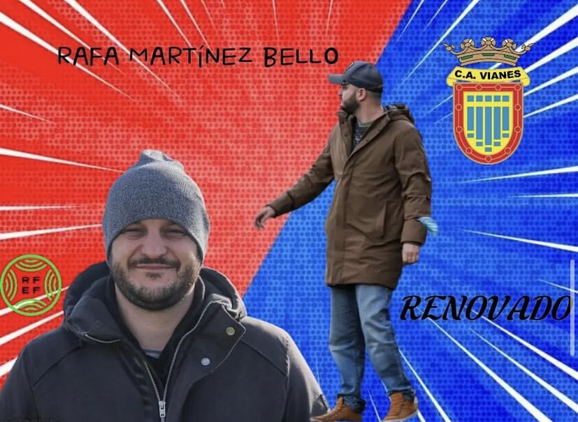 cavianes's tweet photo. RENOVACIONES ✍🏻
Rafa Martinez (@RafaMtnezBello) seguirá llevando el timón del Vianés esta temporada. Además de seguir contando con;
- Iñigo Rodríguez
- Rodrigo Bonilla
- Daniel Zárate
Seguiremos dando guerra en #3RFEF16 ✍🏻 https://t.co/zSuo7kYAdW