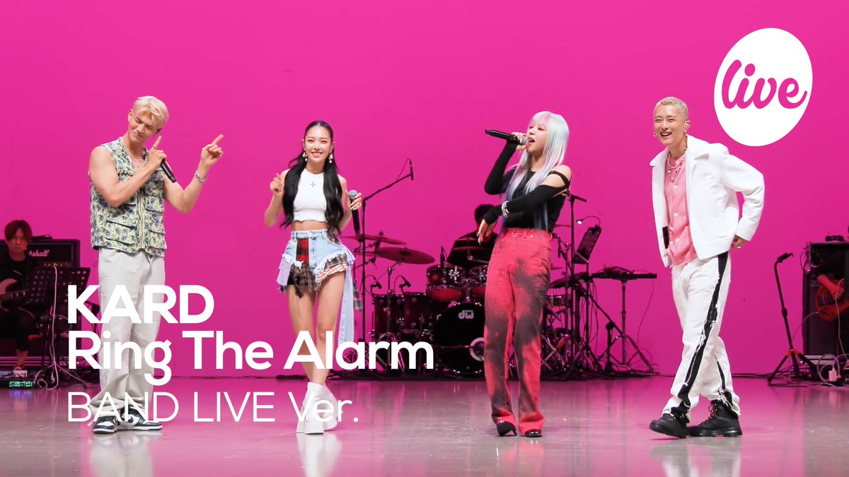 itsLIVEofficial's tweet photo. 🃏https://t.co/2pUrQKPp2S🃏
 
#카드 - #RingTheAlarm (밴드 Ver.)
#KARD - Ring The Alarm (Band Ver.)
@official_DSP @KARD_Official
#itsLive #KPOP #잇츠라이브 https://t.co/33xLqDOJMJ