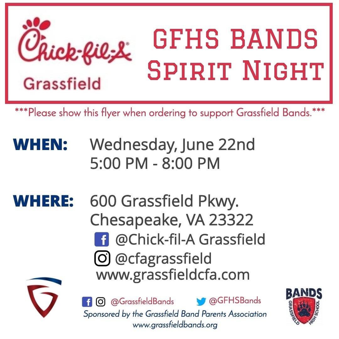 Tonight’s the night to eat out and help support the band!

#Fundraiser #SupportTheArts #Band #ColorGuard