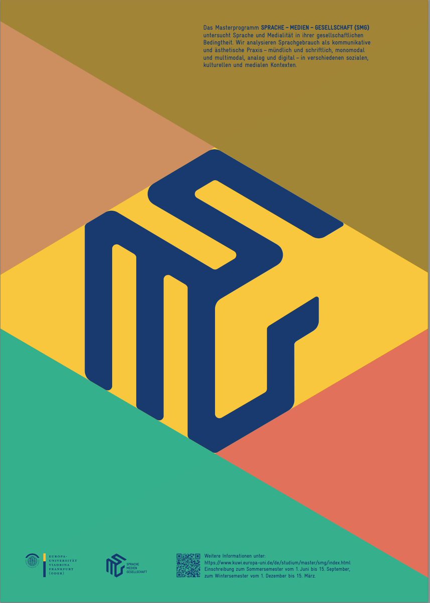 SMGViadrina's tweet photo. Master Sprache - Medien - Gesellschaft - Jetzt bewerben bis 15.9., internationale Bewerber*innen bis 15.7. Kommt und studiert bei uns! #linguistik #soziolinguistik #pragmatik #gebärden #medienlinguistik #viadrina #doppelstadt https://t.co/qRE1LEkJ8H