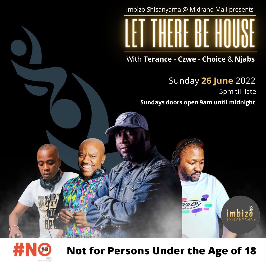ISatMidrandMall's tweet image. For us lovers of House Music, this Sunday Chillas @ISatMidrandMall promises to close off the week on a high note before those Monday blues hit 😉

___________________
 #ImbizoShisanyama
Africa&apos;s Ultimate Braai Experience ®

#HouseSundays #loversofhousemusic #sundaysoulsessions