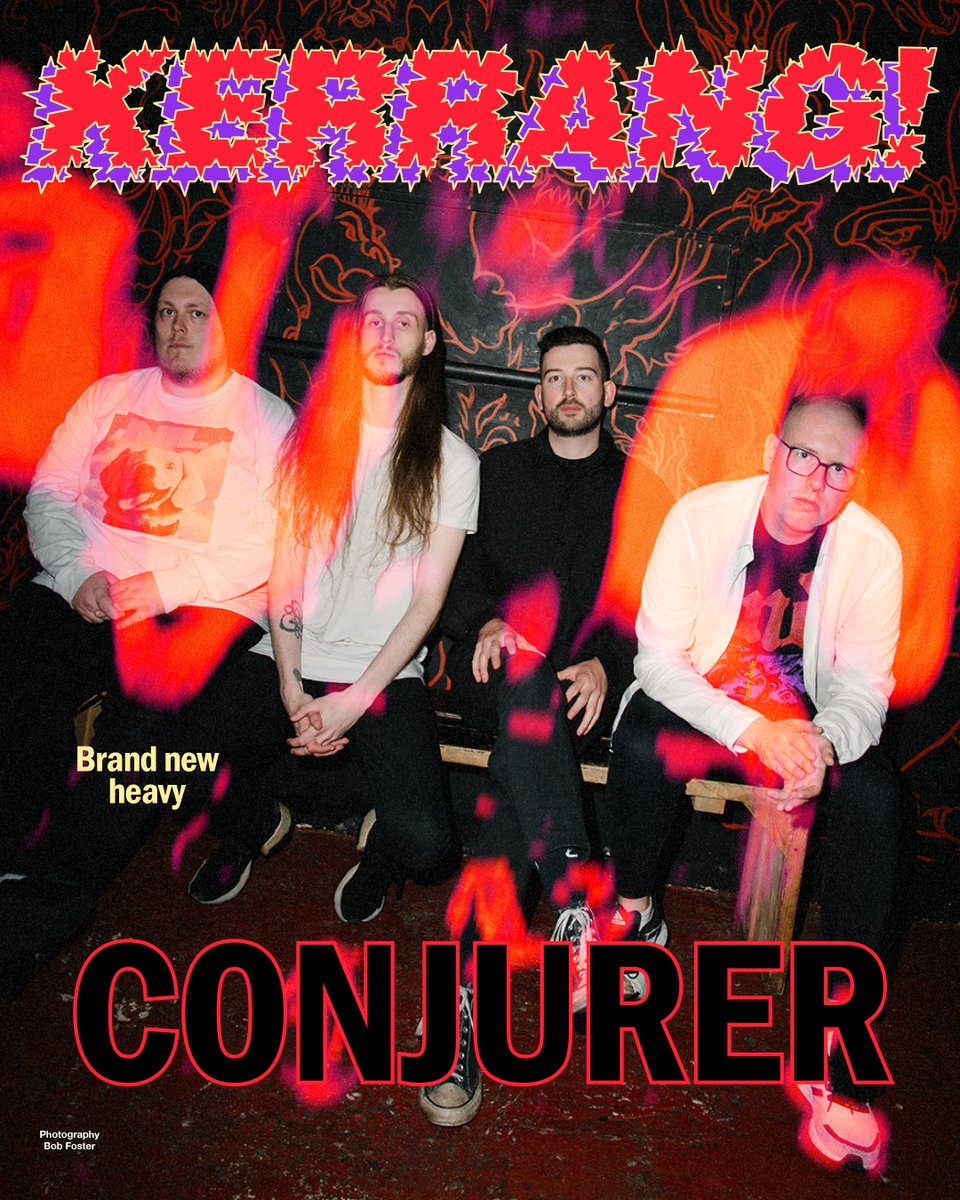 Kerrang! Cover Story @ConjurerUK: “Already, this band has come further than any of us thought was possible…” 🔥 Read the interview now 👉 kerrang.com/conjurer-inter… Words: @Sam_Law_writes Photography: Bob Foster