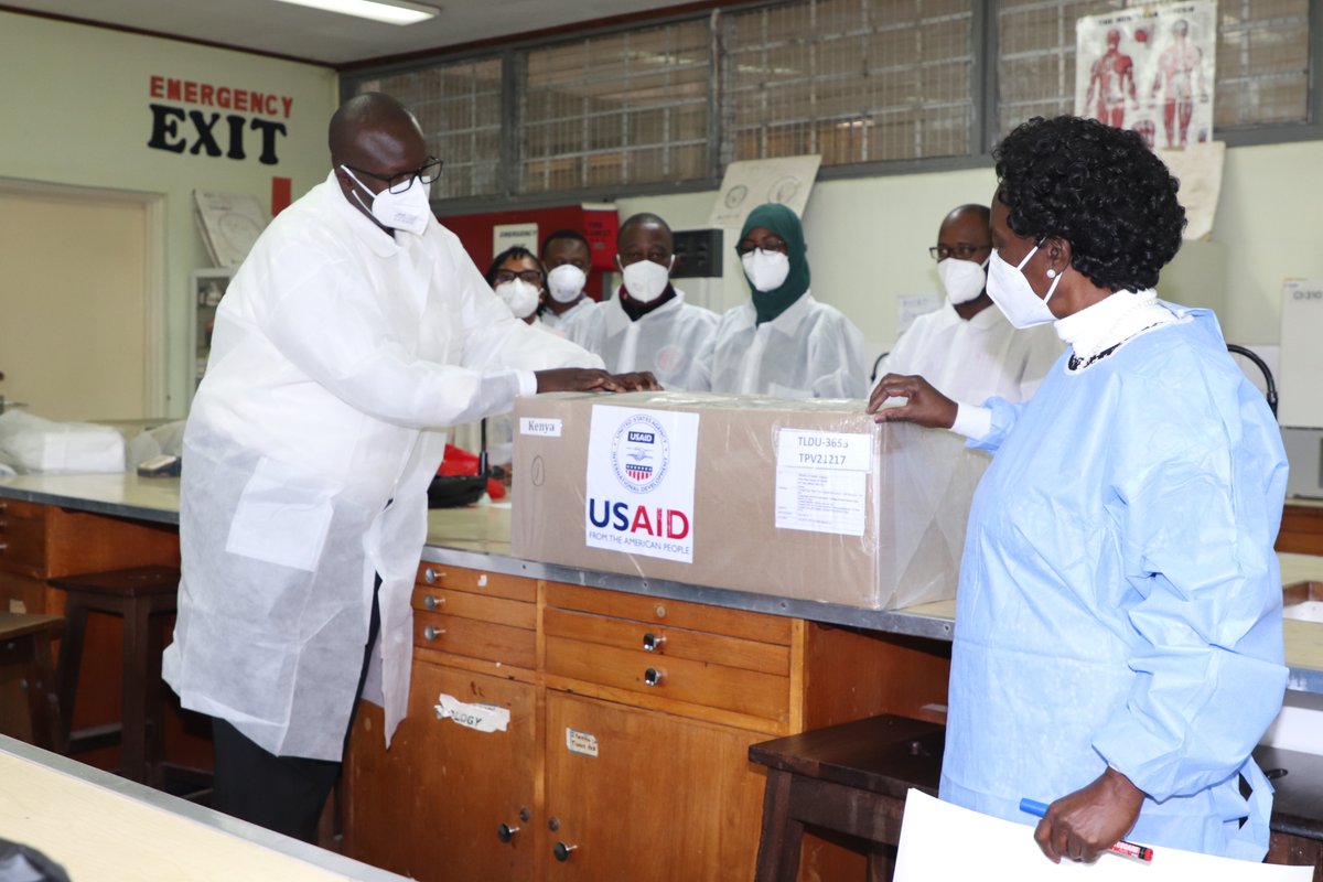 NTLDKenya's tweet photo. From the American People! @USAID Kenya has donated 38 Truenat assay instruments which will be distributed to selected health facilities across the country. https://t.co/5V8Ee8mKuy