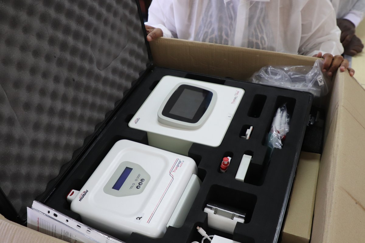 NTLDKenya's tweet photo. From the American People! @USAID Kenya has donated 38 Truenat assay instruments which will be distributed to selected health facilities across the country. https://t.co/5V8Ee8mKuy
