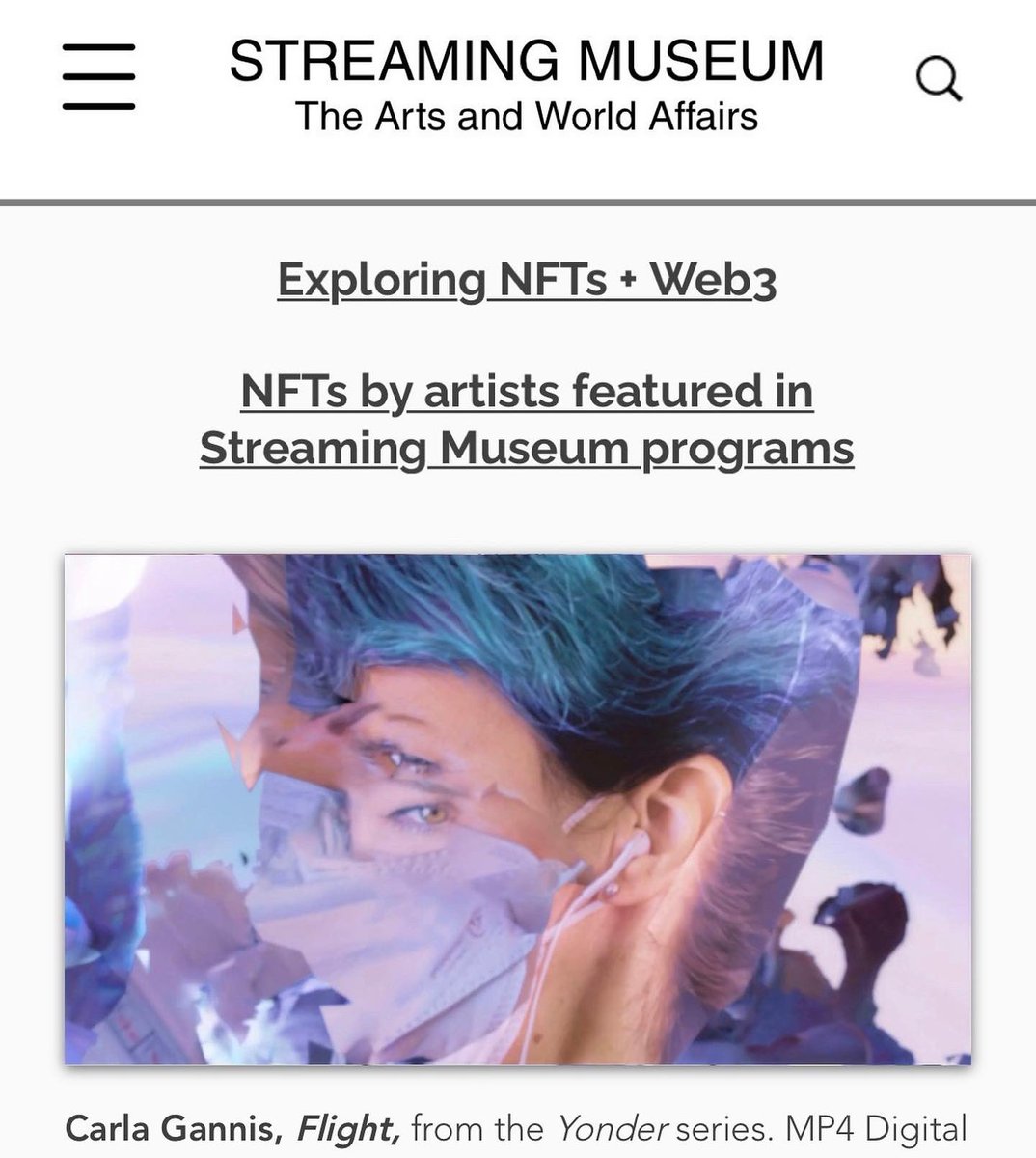 Carla Gannis tweet media