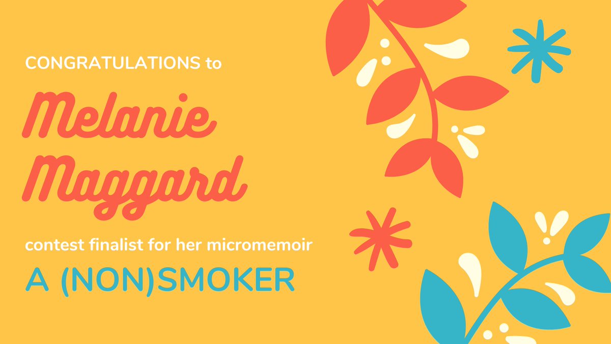 FiveMinuteLit's tweet photo. The afterlife of our relationship is sprinkled with ash. I’ve started smoking to keep my lips busy. —from A (NON)SMOKER by @WriterMMaggard, finalist in our Spring Contest. 

https://t.co/HK0B4KUJZc https://t.co/P2GxJi4mFj