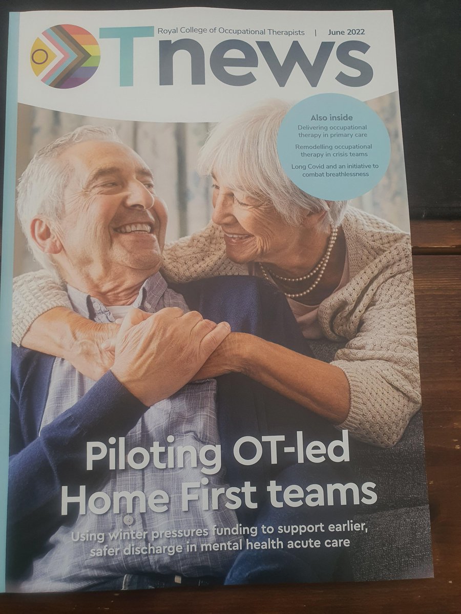 AHP SPFT (@ahp_spft) on Twitter photo Spotted! ๐
Our incredible Home First project has been featured on the front cover of @OTnews ๐คฉ
Huge well done to our Home First team! <a href="/GemmaDorer/">Gemma Dorer</a> <a href="/treetree_teresa/">TeresaBlunt</a> <a href="/EvelynAssiak/">Evelyn Assiak</a> ๐๐ Spotted! ๐
Our incredible Home First project has been featured on the front cover of @OTnews ๐คฉ
Huge well done to our Home First team! <a href="/GemmaDorer/">Gemma Dorer</a> <a href="/treetree_teresa/">TeresaBlunt</a> <a href="/EvelynAssiak/">Evelyn Assiak</a> ๐๐