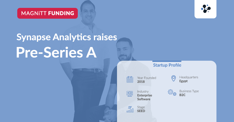 MAGNITT's tweet photo. 🇪🇬 AI Tech startup @SynapseEgypt closes a Pre-Series A round led by @EgyptVentures 

Learn more about the startup ➗ https://t.co/Btl1PX6VMR

#Egypt #startups #MAGNiTT #fundingnews