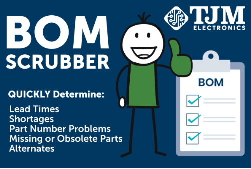 TJMelectronics's tweet photo. Get real-time data on component status with our BOM Scrubber Tool: https://t.co/J4Iv2xnPPf #PCBparts #Electronics #BillOfMaterials #ComponentShortage https://t.co/baS8UZ8j3S