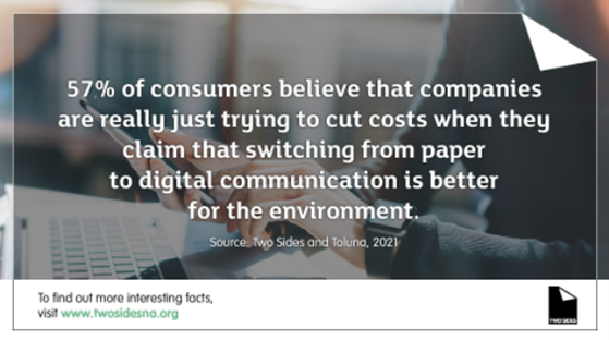 PIConnects's tweet photo. A recent @TwoSidesNA survey showed U.S. #consumers believe they should have the right to choose how they receive critical communications from their service providers without fees.
Get the #PaperFacts: https://t.co/aI1lU8ekIl
#ConsumerChoice #PaperChoice https://t.co/V9tPvPTsu3