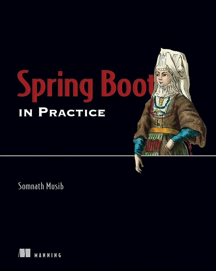 Now in print!
Go beyond the basics of #springframework with Spring Boot in Practice. Learn how to work with #SpringBoot and #Kotlin — handling connections for multiple platforms, simplifying building #microservices and APIs: mng.bz/mym4 
<a href="/musib123/">Somnath Musib</a>  <a href="/sbipbook/">Spring Boot In Practice</a>