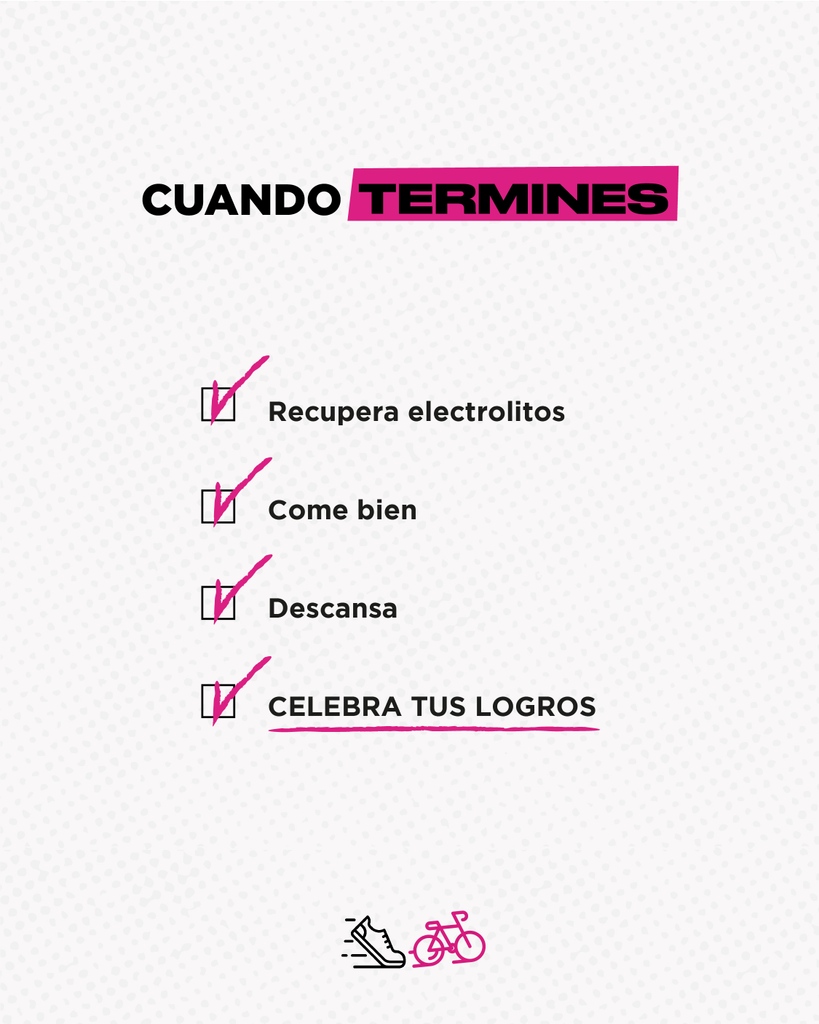 TIPS PARA NUESTRO DUATHLON🚲🏃⁠
⁠
Desliza este carrusel para que conozcas algunos consejo que queremos compartir contigo para antes,durante y después de este Purepower Duathlon☑️
⁠
¿Estás listos para vivirlo?⁠😎🔥

Reserva tu cupo YA!
⁠
#purepowercycle purepowercycleduathlon