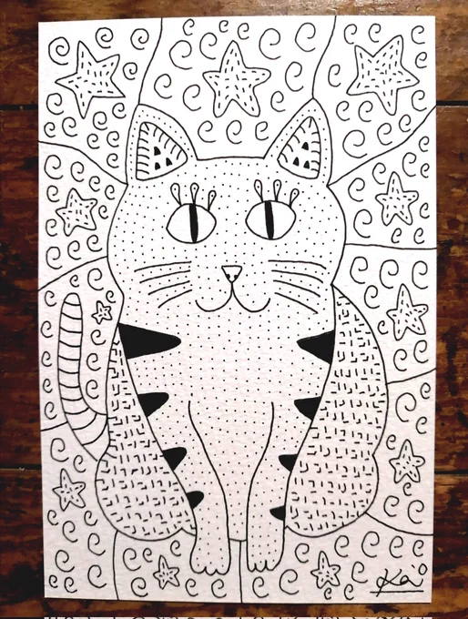 猫さん描いてみた😺 