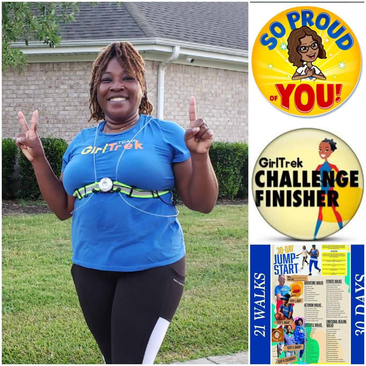 Olliegall's tweet photo. #GirlTrek #4Dark30Crew
#WeWinningWednesday
Congrats to our #JumpstartChallenge Finishers - Claim Your Victory Ladies!
#ByFaithWalker #BeWellWalkWell https://t.co/SNEG0zNSlm
