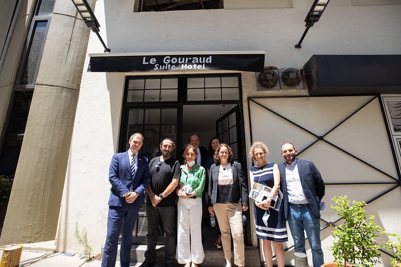 ukinlebanon's tweet photo. Ambassador @ianfcollard and Development and Humanitarian Director @lucyfandrews visited #UKaid funded projects as part of the 🇬🇧's response to the devastating Beirut Port blast back in August 2020.
Full story here: 👉 https://t.co/ysB5xGCGNs https://t.co/YAOdrdlnjy