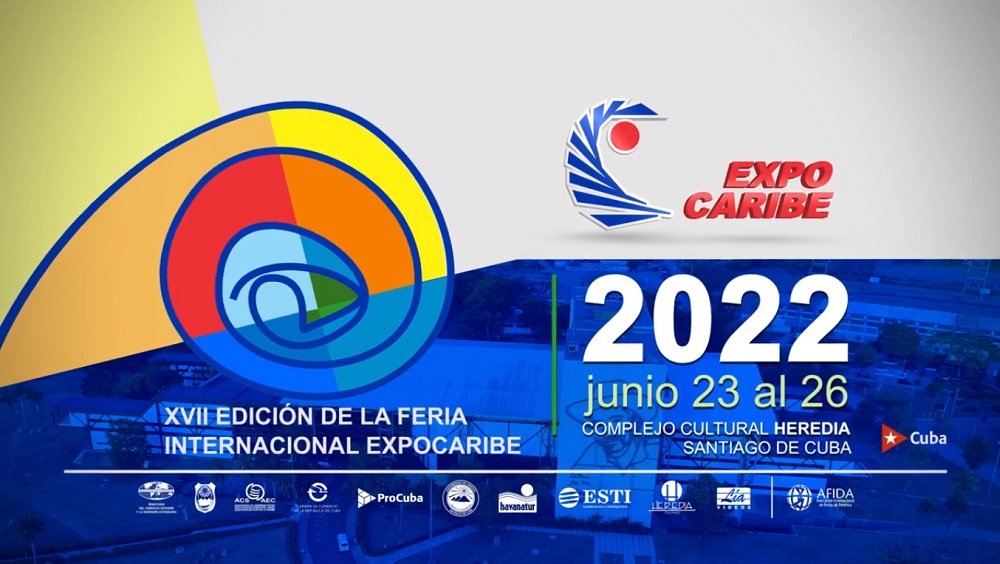 R_Malmierca's tweet photo. Jueves 23 de junio se inaugura en Complejo HEREDIA de #SantiagodeCuba XVII edición feria comercial #ExpoCaribe2022. Confirmada participación de 15 países y más de 200 empresas cubanas. Objetivo central es desarrollar vínculos económicos con la región. @MINCEX_CUBA #NoMasBloqueo. https://t.co/2feF2vdCPs
