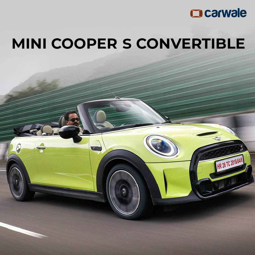 CarWale's tweet photo. #CWPhotos The Mini Cooper S Convertible wows with its open-top driving experience. This three-door car isn't practical with limited space inside, but comes packed with features and is quick and fun to drive. 

#Cars2022 #Cars #MINICooperConvertible #CooperConvertible #MINI https://t.co/BHADu7OCdB