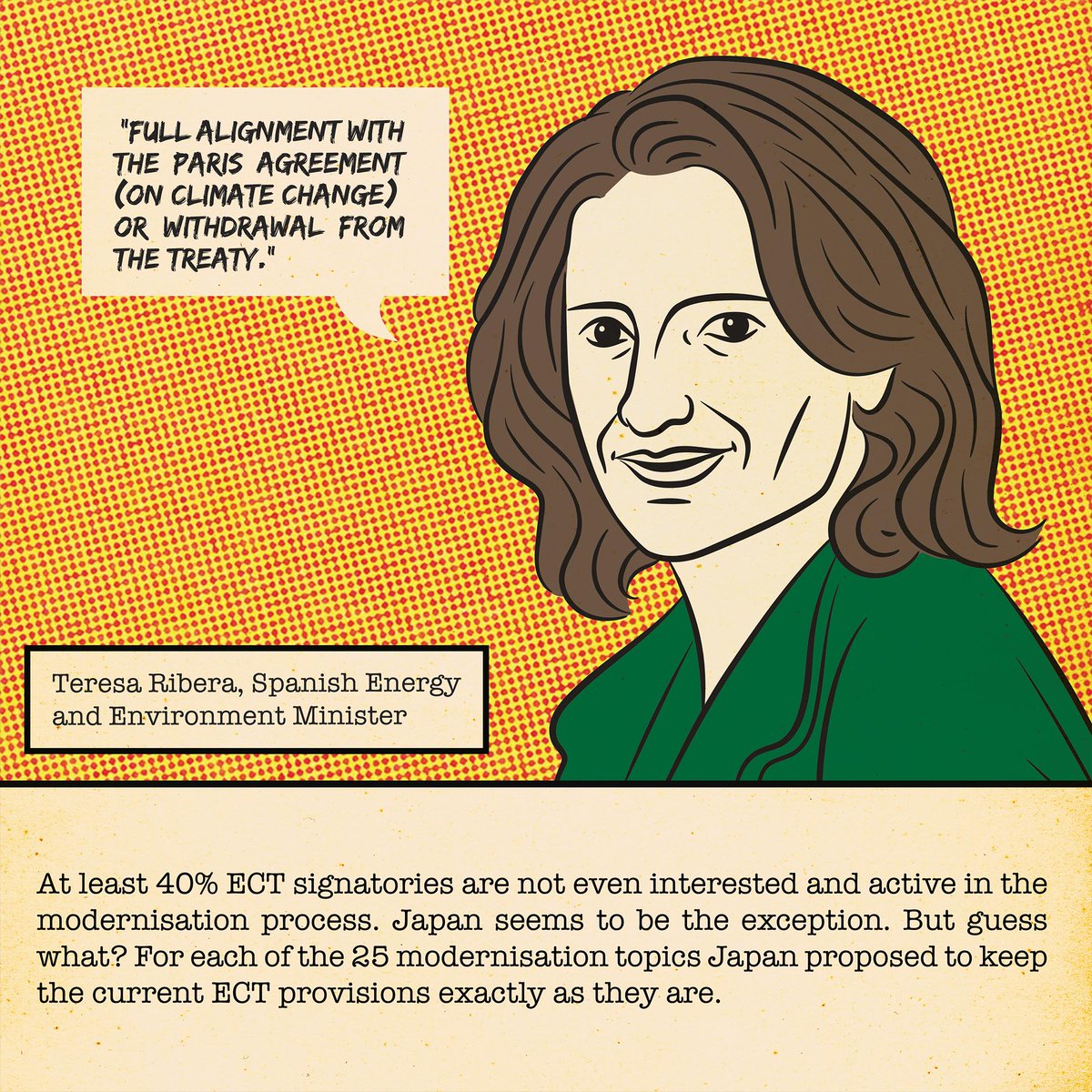 krustelkram's tweet photo. 2020: https://t.co/LcJFW4pNJb @ClimateHome
21.06.2022:
The Spanish Deputy Prime Minister @Teresaribera calls for a joint withdrawal from the Energy Charter Treaty.
https://t.co/Hw1husx6sl @KarlMathiesen
NO #TCE #NoECT #ExitECT #StopISDS
@EmmanuelMacron time to #sortonsduTCE https://t.co/yeGzwxhg0a