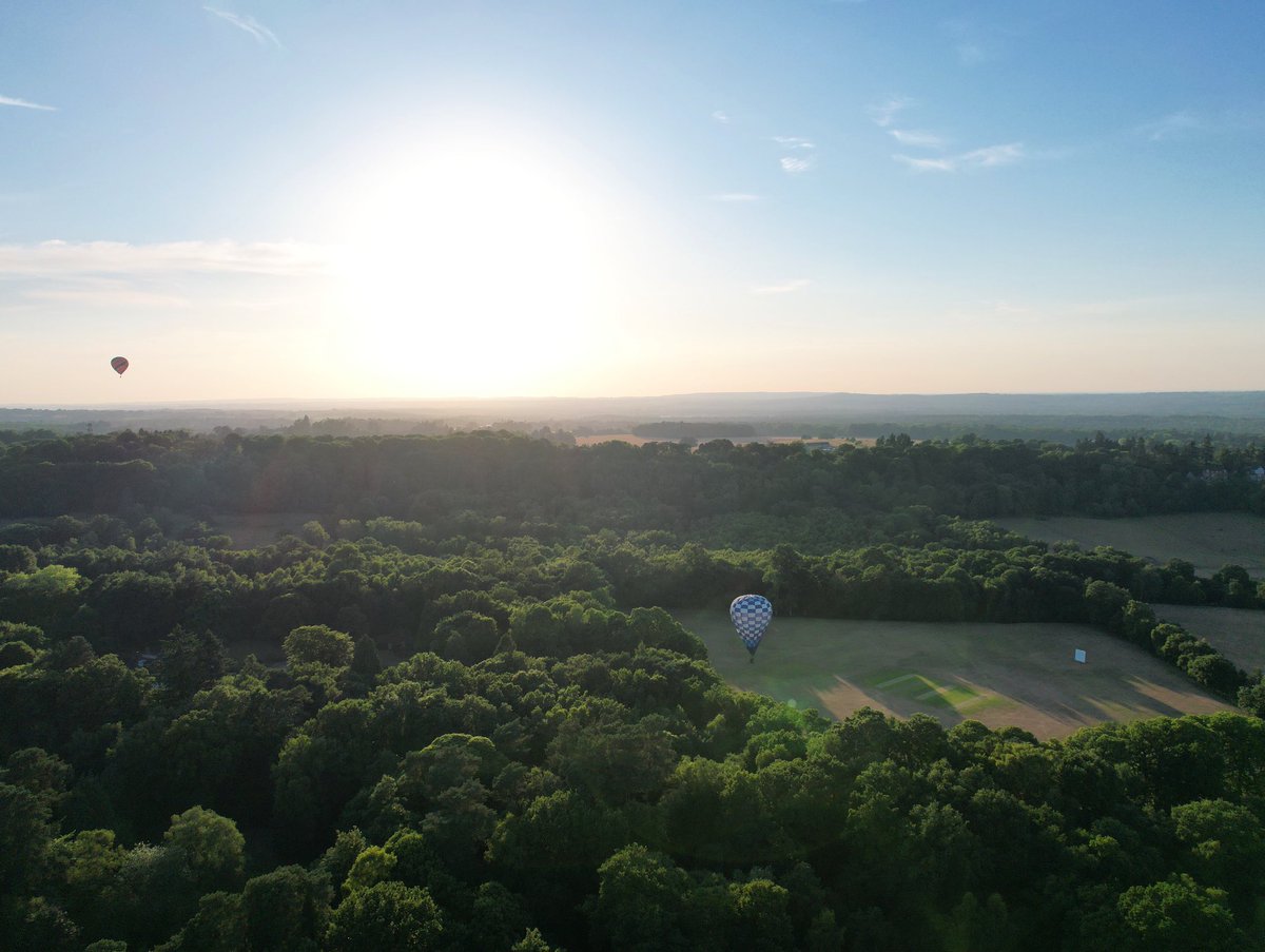 enrich_ed's tweet photo. Dropping in on @KESWitley for the #Equinox some lucky visitors were able to enjoy an aerial view of the grounds, looking amazing in the evening light, before landing on the cricket square! #KESWCommunity https://t.co/MkwGwQHrQb