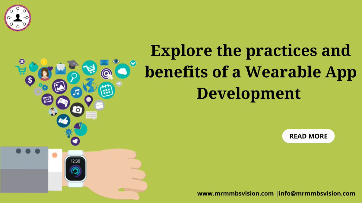 MrmmbsV's tweet photo. Explore the Practices and Benefits of a Wearable App Development.
Read More: https://t.co/dFnuFH1Rku
#Wearables #wearableapps #appdevelopment #benefits #appdevelopmentservices #mrmmbsvision #waearableappdevelopment https://t.co/Q89vepNgPw