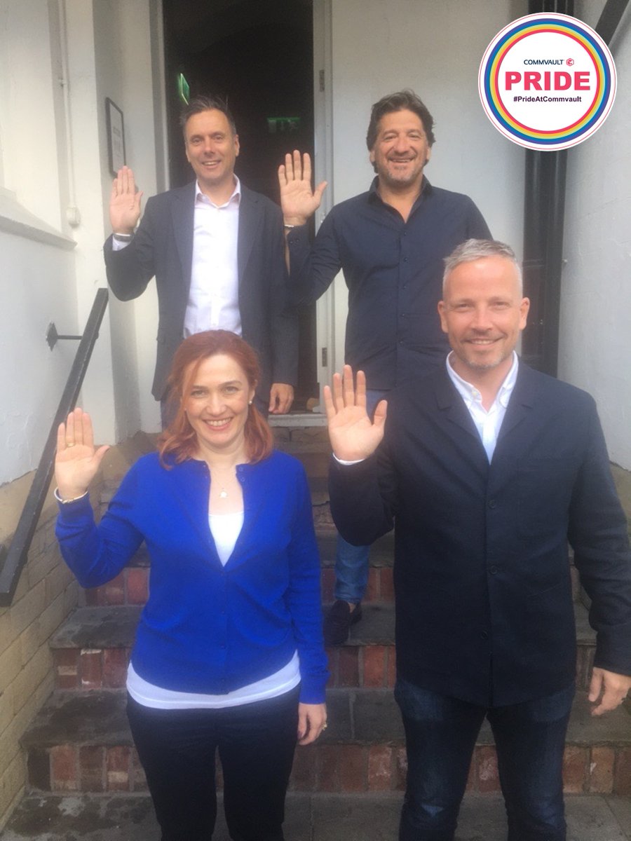 IanRMackie's tweet photo. I stand with our @Commvault International leaders in their support for equality and that everyone should feel comfortable and free from prejudice today and every single day. #PrideMonth is about celebrating equality and what makes us so unique! #PrideatCommvault https://t.co/7Umv5d6XMN
