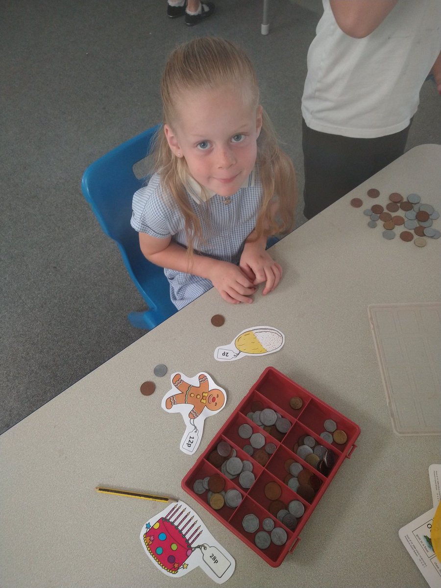 EPA_Year1's tweet photo. Year one have been busy working out how many pennies they will need to buy cakes at the bakery today ππ°π₯ #welovemaths #EPAmaths https://t.co/N2cXUQ9YdJ
