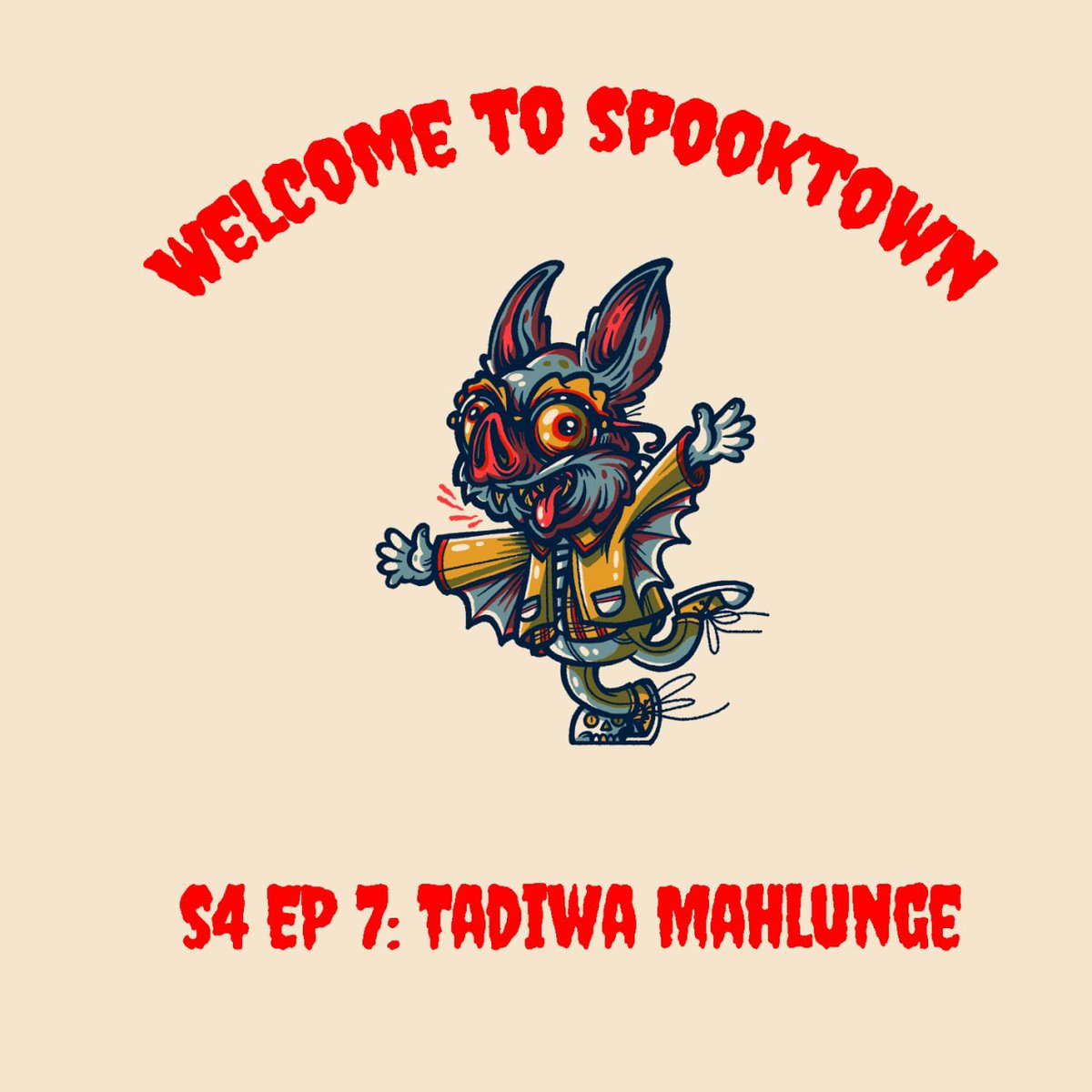 SpooktownPod's tweet photo. Kath and Ed join Tadiwa Mahlunge in a leafy part of Spooktown (yes, the suburbs has crazy horror stories too!) Tadiwa tells the story of James, which is part festive, part oedipal, inclusive of a tragic ending. Is the story true and will it be accepted as part of Spooktown lore? https://t.co/PxqiekBr6d