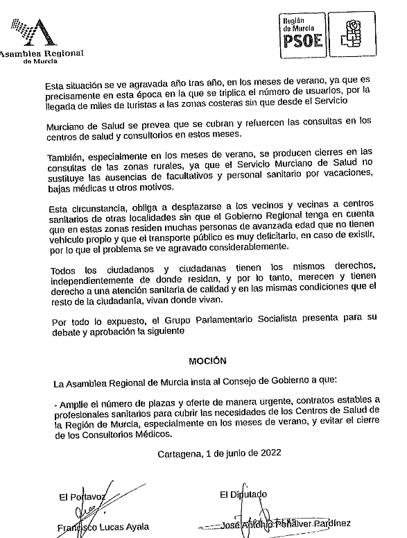 RosaRodaNews's tweet photo. Después de que 77 coordinadores de centros salud hayan advertido de que peligra la normalidad del primer nivel de salud en la Región, el PP vota en contra de ofertar contratos estables a médicos.
El PP dice que faltan médicos en toda España y que es cosa del Ministerio 👇 https://t.co/2IaEz3irY5