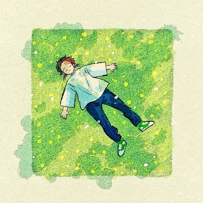わたしも上半期の4枚を!4、5月が好きな季節なのでかわいいのがいっぱい描けたと思う～ 