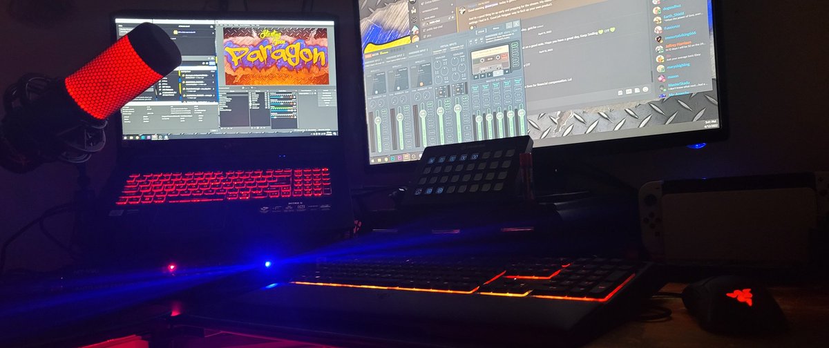 ForsakenParagon's tweet photo. Just because i like the way this looks. She may not be a beast. But shes mine, shes treated me right. And shes all i need to do what i do.
#ParagonFam๐
#TattooedGamerFreak
#WorkWithWhatYouGot
#Affiliate
#Twitch
#Gamer
#Razer
#Elgato
#HyperX https://t.co/KY5xm6We9M