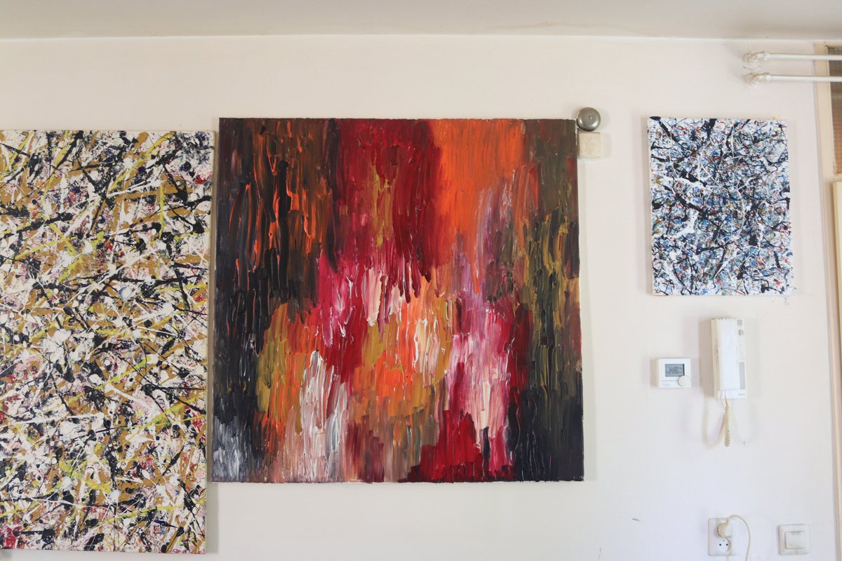 Cybertech_Recov's tweet photo. I am excited because i have made a new collection called "abstract modern style" on objkt!

The middle painting is large and a new style of me (1m by 1m) and i will mint this very soon.
Stay tuned!!🌟💗 https://t.co/DP32Alu1hd