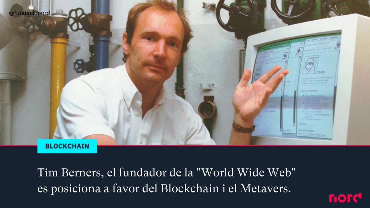 FundacioNord's tweet photo. [#Blockchain] Tim Berners en una entrevista amb Bloomberg ha declarat la seva posició per als metaversos i les xarxes blockchain #WWW #TimBerners https://t.co/PF88UmNvqf