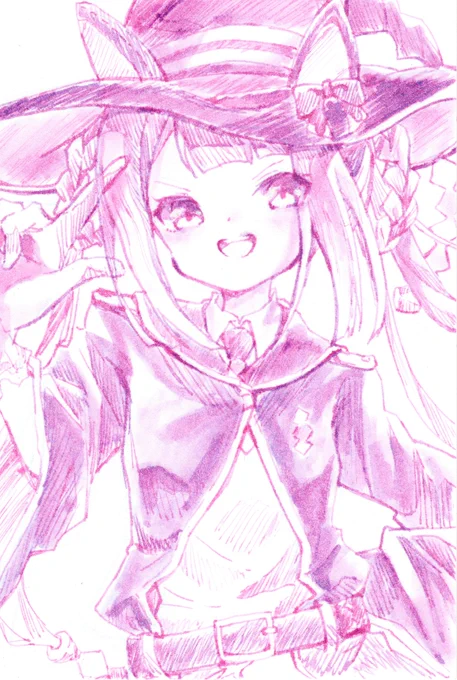 ⋆°。✩魔法少女スイーピー☆*。 #スイープトウショウ  #ウマ娘  #ガラスペン 