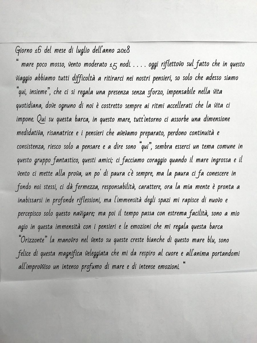 Tratto da una pagina del libro di bordo.
Buon pomeriggio a voi tutti cari amici.
#ConUnMareDAmare
#VentagliDiParole
<a href="/DavLucia/">lucia davi</a> <a href="/BlueCalb/">Madame Barbara</a> <a href="/Rebeka80721106/">Rebeka</a> <a href="/672Cilia/">Giusi </a> <a href="/nonnarita50/">rita marzolo</a> <a href="/Vale22046/">Valeria </a> <a href="/Mercurimc/">mariac mercuri</a> <a href="/MollyBloom82/">MollyBloom</a> <a href="/adelestancati/">adele stancati</a> <a href="/RobertaDalPra/">Roberta Dal Pra</a> <a href="/Petra71301259/">Petra</a> <a href="/patuc12/">Paola T.</a> <a href="/RobertaDalPra/">Roberta Dal Pra</a>