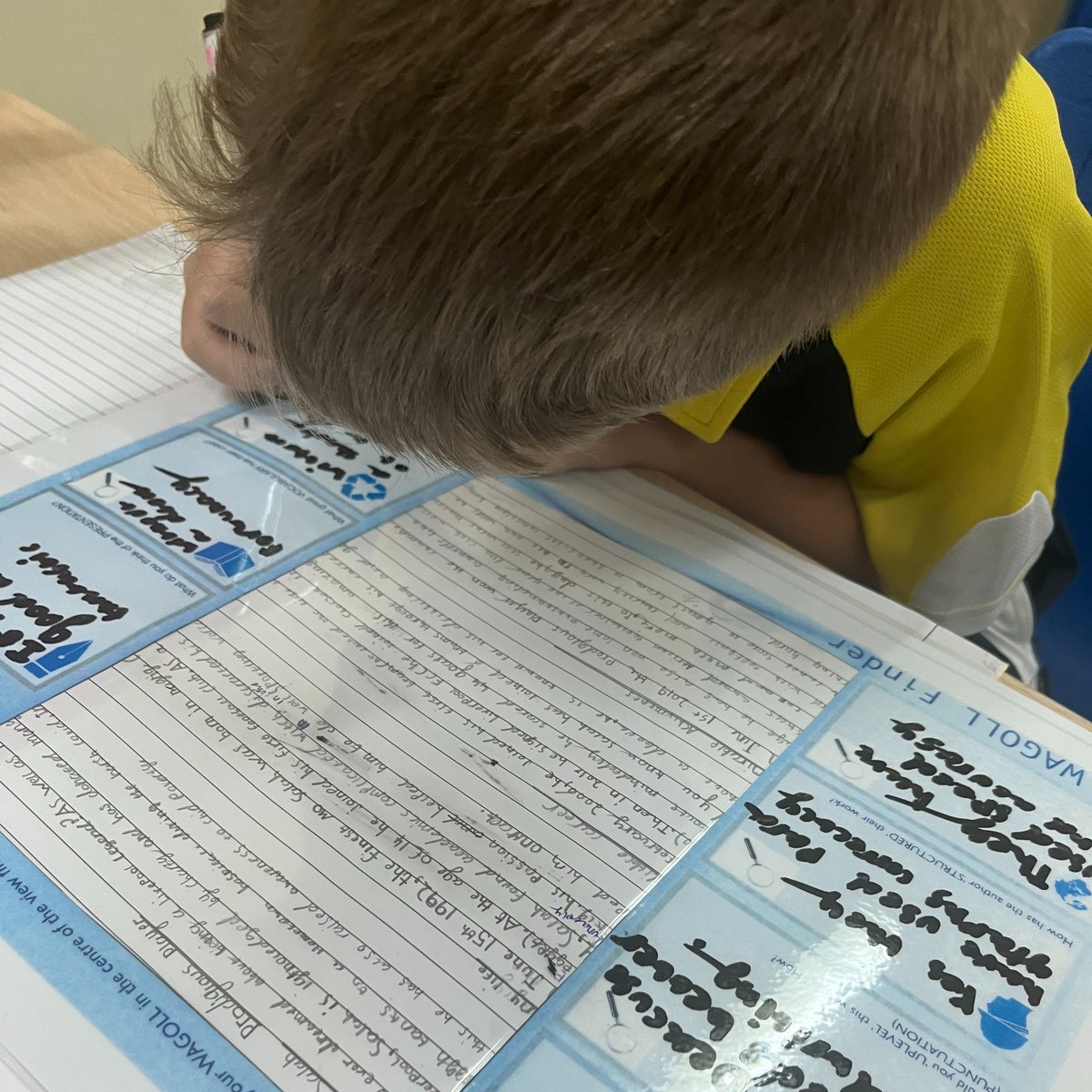 MissLewisSN's tweet photo. Some excellent peer assessment on our biographies today thanks to @MrAndiPrice WAGOLL finder! What a great way to zoom in on key features, magpie ideas and deconstruct a piece of work @HPLedu @GEMSRDS https://t.co/qmMhUbIUNP
