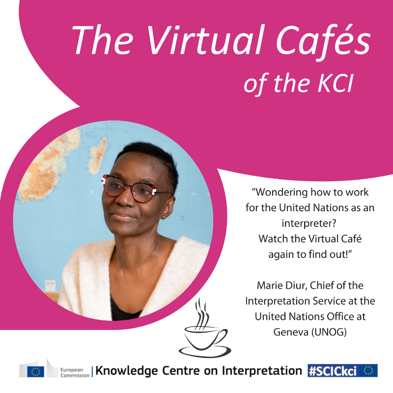 EUInterpreters's tweet photo. ☕ Last Friday was the beginning of something new at #EUInterpreters

Two of the largest interpretation services in the world, DG Interpretation &amp; @UNDGACM_FR sat together to share their knowledge on  the interpretation field &amp; career opportunities. 

#SCICkci