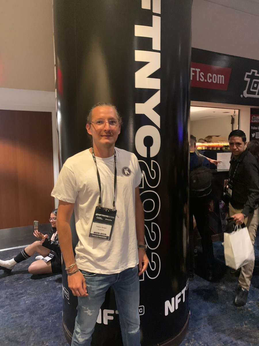 #Klapcoin is worldwide 🌏! 
<a href="/Faberger_klap/">Fabien Berger</a> presents our project at <a href="/NFT_NYC/">NFT.NYC</a> ! 
Stay tunned ! 
#NFT #tezos #web3 #NFTNYC  #NFTNYC2022