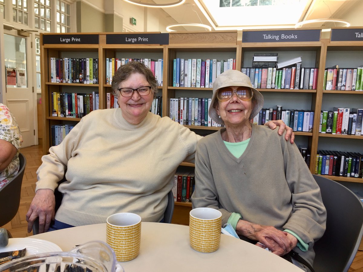 PlumsteadLibrary (@plumstead_lib) on Twitter photo Coffee morning regulars & pals at #PlumsteadLibrary today.☕️🍪 Rose at 92 “on trend” in her vintage sunglasses & hat.🥰 Join our little community every Wed 10-12pm.✨ All Welcome! <a href="/greenwichlibs/">Royal Greenwich Libraries</a> <a href="/Royal_Greenwich/">Royal Borough of Greenwich</a> <a href="/Better_UK/">Better</a> #LoveYourLibrary #Inclusion Coffee morning regulars & pals at #PlumsteadLibrary today.☕️🍪 Rose at 92 “on trend” in her vintage sunglasses & hat.🥰 Join our little community every Wed 10-12pm.✨ All Welcome! <a href="/greenwichlibs/">Royal Greenwich Libraries</a> <a href="/Royal_Greenwich/">Royal Borough of Greenwich</a> <a href="/Better_UK/">Better</a> #LoveYourLibrary #Inclusion